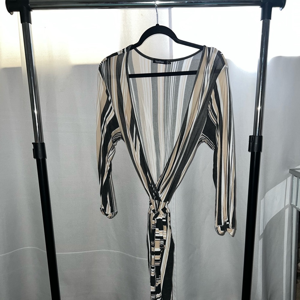 BooHoo Stripped Romper